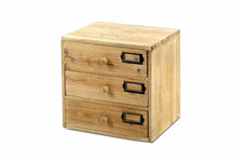 Load image into Gallery viewer, Storage drawers (3 drawers) 28 x 23 x 28 cm
