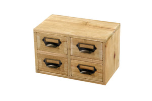 Storage drawers (4 drawers) 25 x 15 x 16 cm