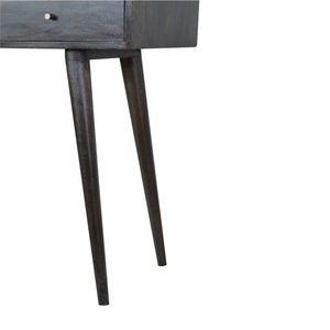 Ash Black 3 Drawer Console Table