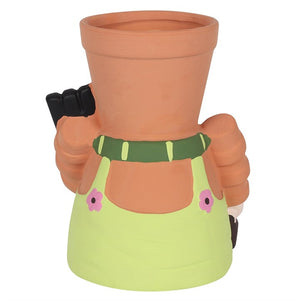 Terracotta Pot Man Planter