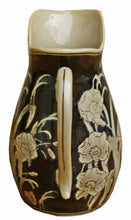 Load image into Gallery viewer, Ceramic embossed jug style vase regal design
